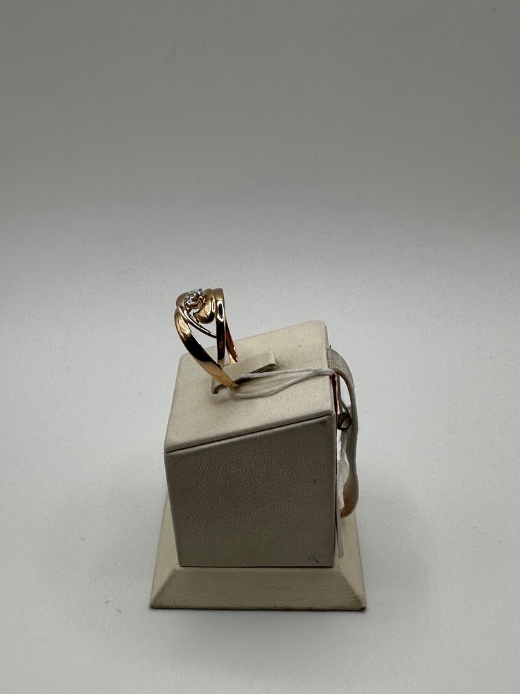 КОЛКМ585 КОЛЬЦО С КАМНЕМ (Au 585)