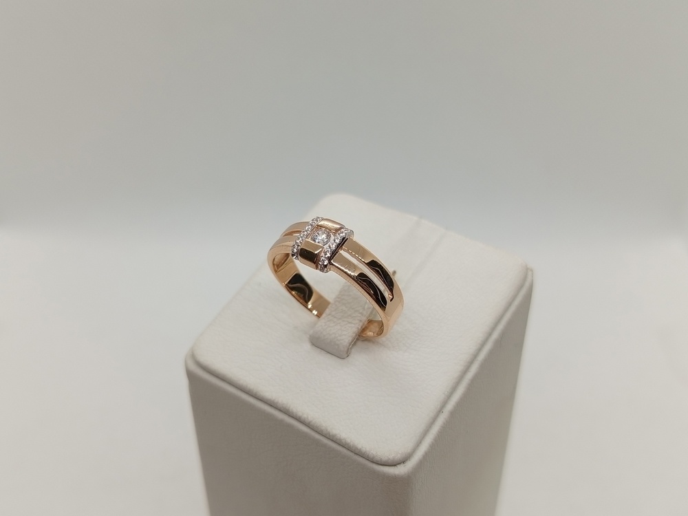 КОЛЬЦО С КАМНЯМИ (Au 585)