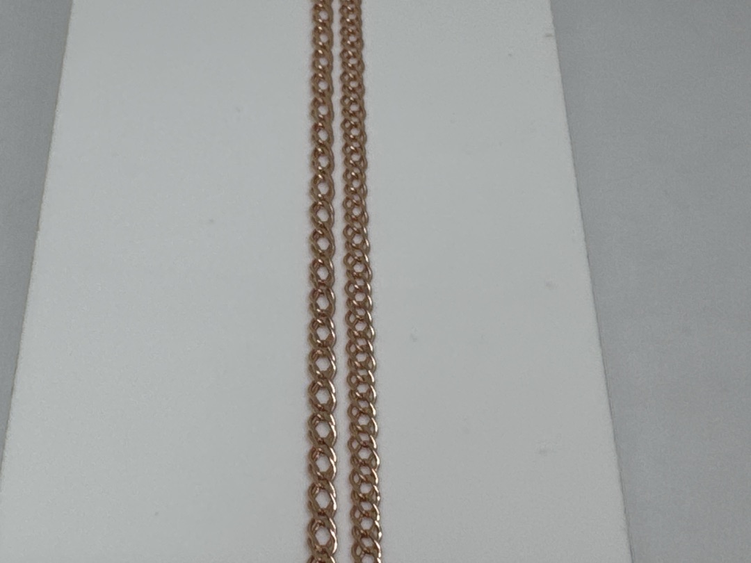 ЦЕПЬ ПУСТОТЕЛАЯ Ромб двойной (Au 585)