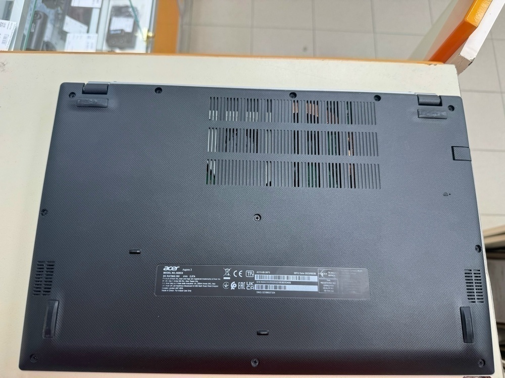 Ноутбук Acer; Core I3-1115G4, Intel UHD Graphics, 8 Гб, 256 Гб, Нет