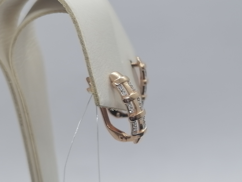 СЕРЬГИ С КАМНЯМИ (Au 585)