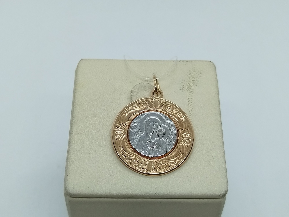 20-0129 ПОДВЕСКА ИКОНА без камня (Au 585)