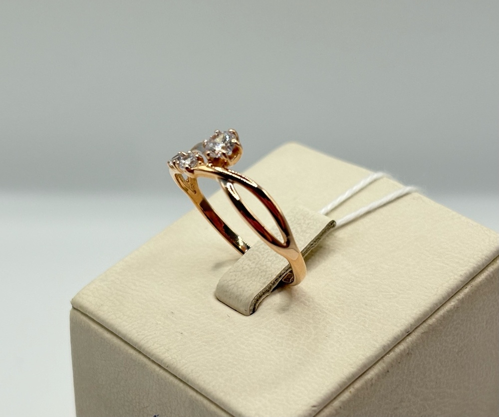 КОЛКМИ585 КОЛЬЦО С КАМНЯМИ (Au 585)