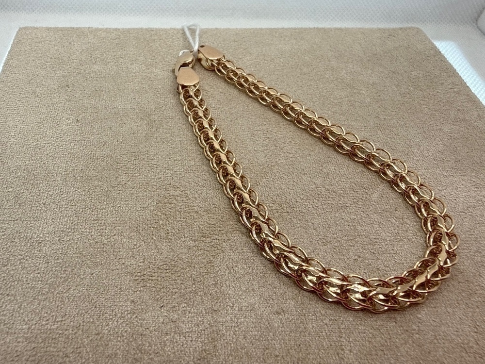 БРАСЛЕТ ПОЛНОВЕСНЫЙ Итальянка Au 585