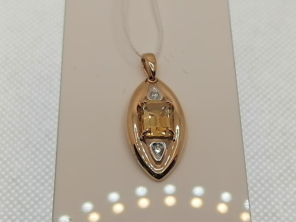 ПОДВЕСКА С КАМНЯМИ (Au 585)