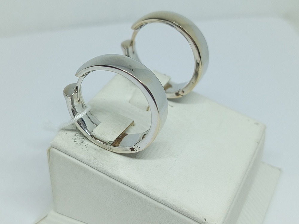 СБКМ585 СЕРЬГИ БЕЗ КАМНЯ (Au 585)