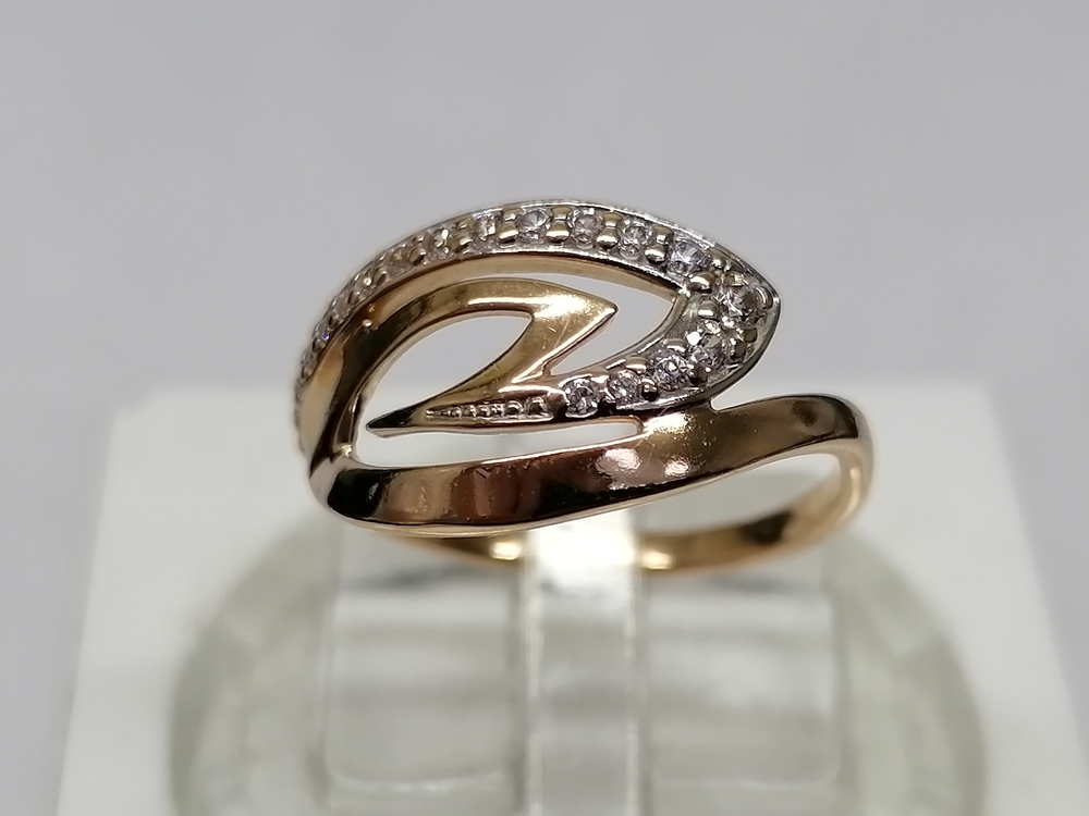 КОЛКМИ585 КОЛЬЦО С КАМНЯМИ (Au 585)