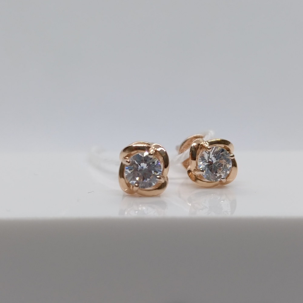 СПУС585 СЕРЬГИ ПУСЕТЫ (Au 585)