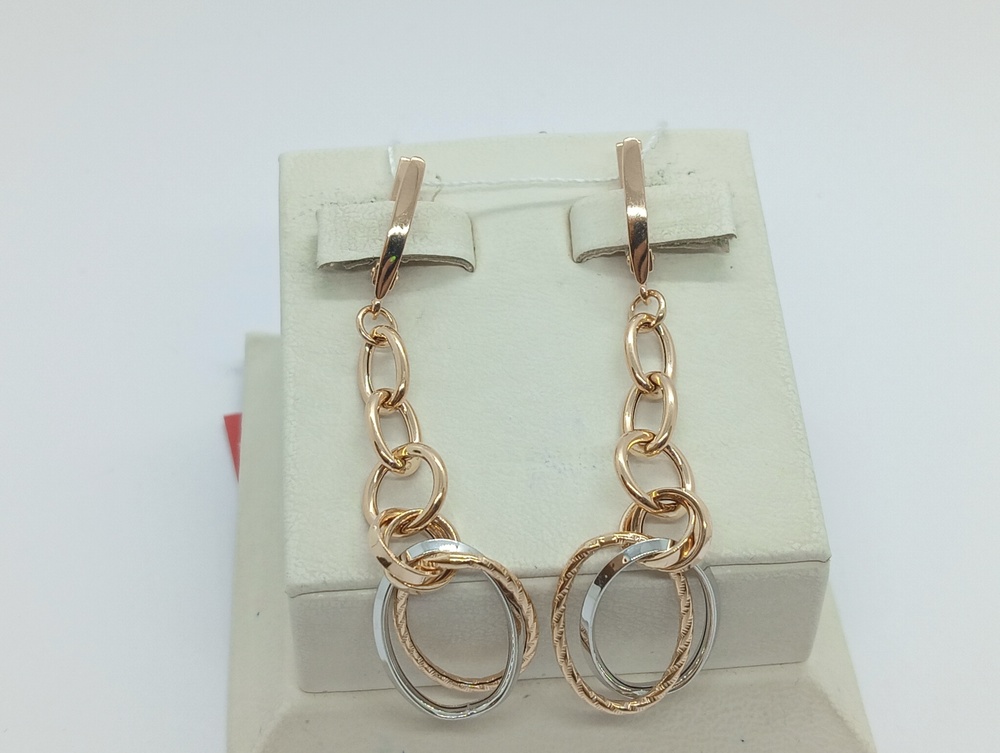 СЕРЬГИ БЕЗ КАМНЯ (Au 585)