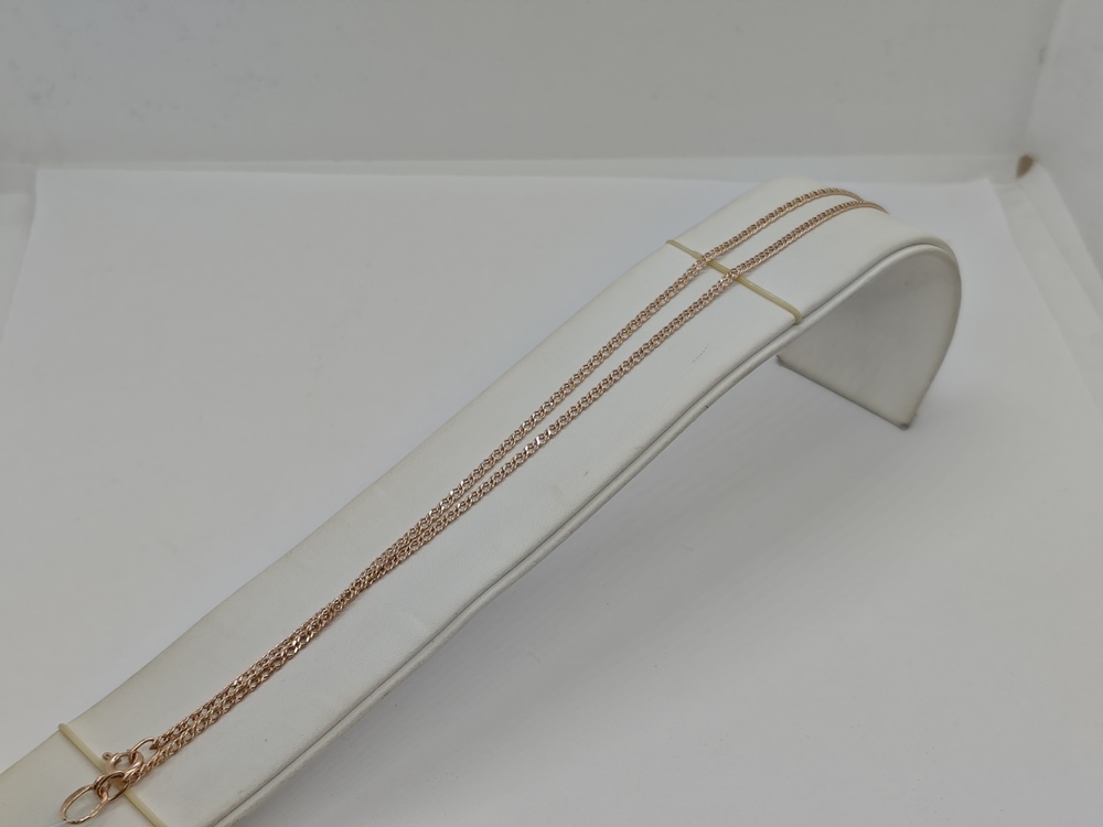 ЦЕПЬ ПУСТОТЕЛАЯ Ромб двойной (Au 585)