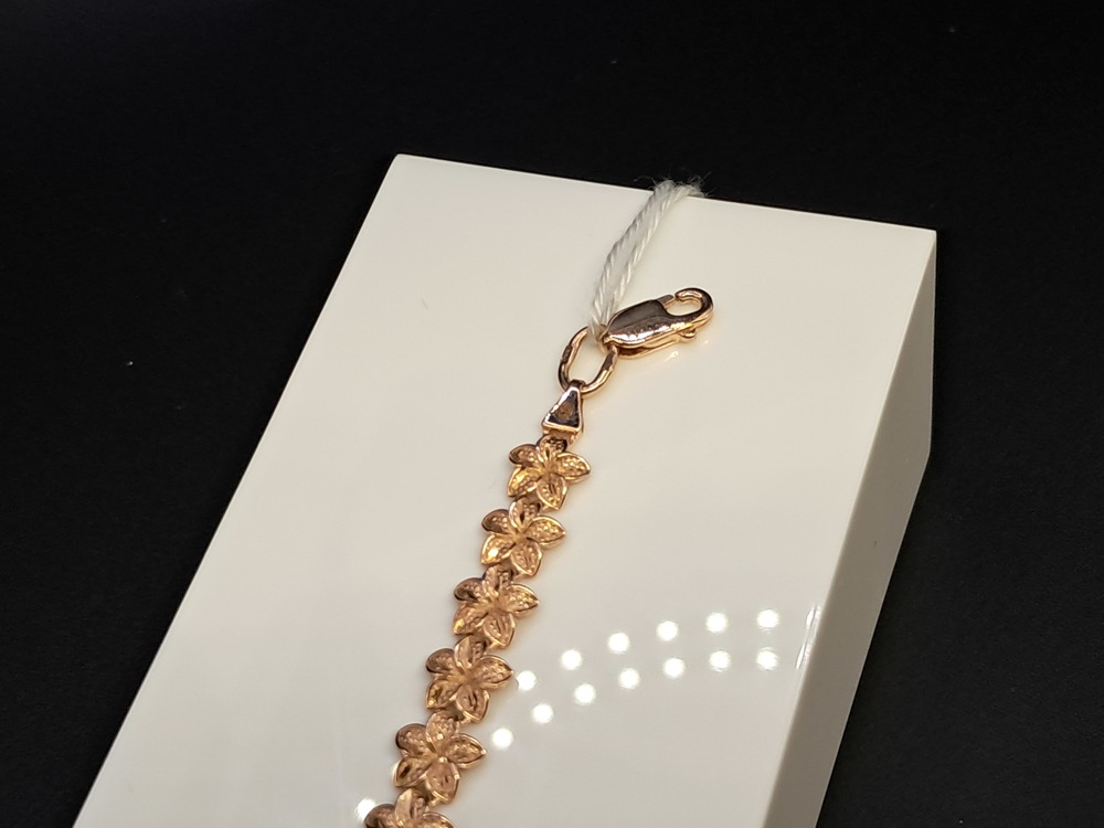 БРАСЛЕТ ПОЛНОВЕСНЫЙ Фантазия Au 585