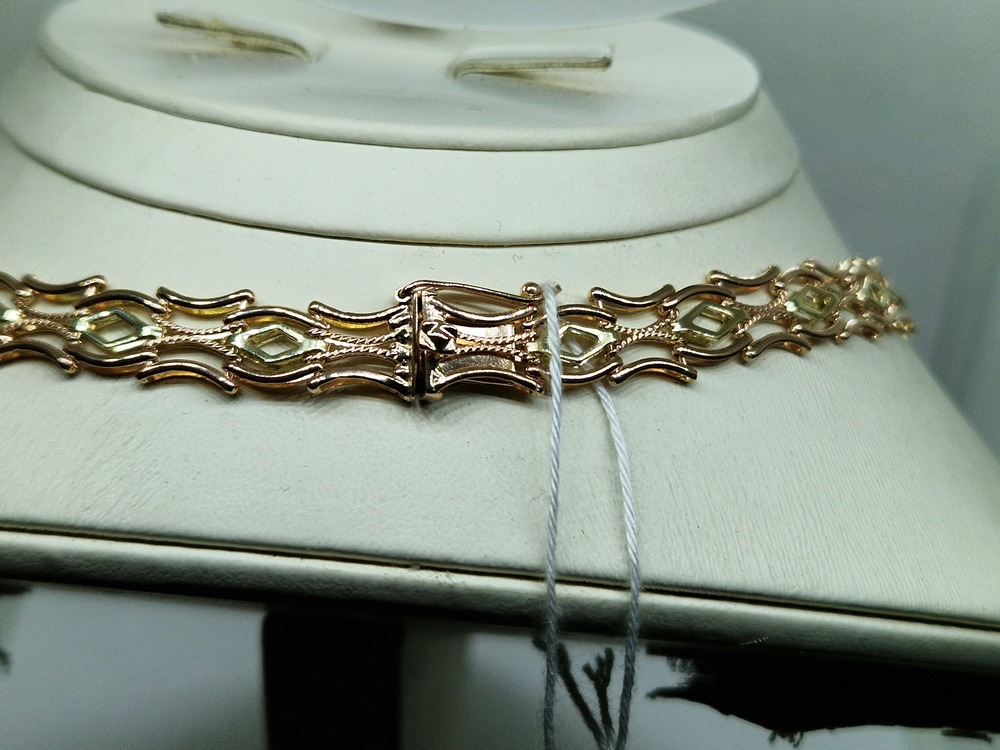 КОЛЬЕ С КАМНЯМИ Au 585