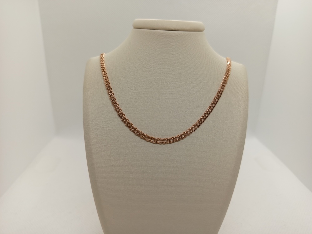 ЦЕПЬ ПОЛНОВЕСНАЯ Ромб двойной (Au 585)