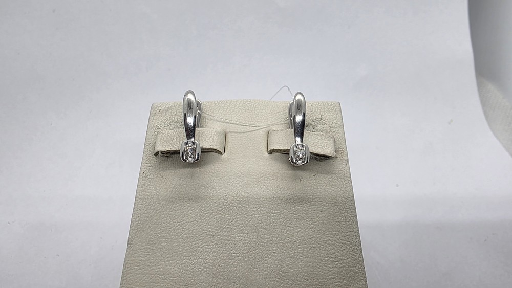СЕРЬГИ БРИЛЛИАНТ (Ag 925)