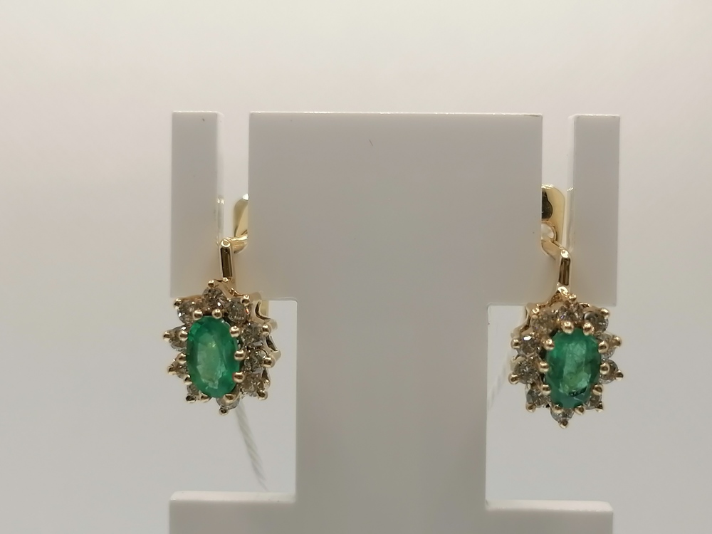 СЕРЬГИ БРИЛЛИАНТ (Au 585)