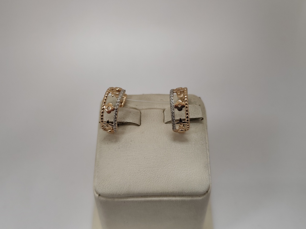 СЕРЬГИ С КАМНЯМИ (Au 585)