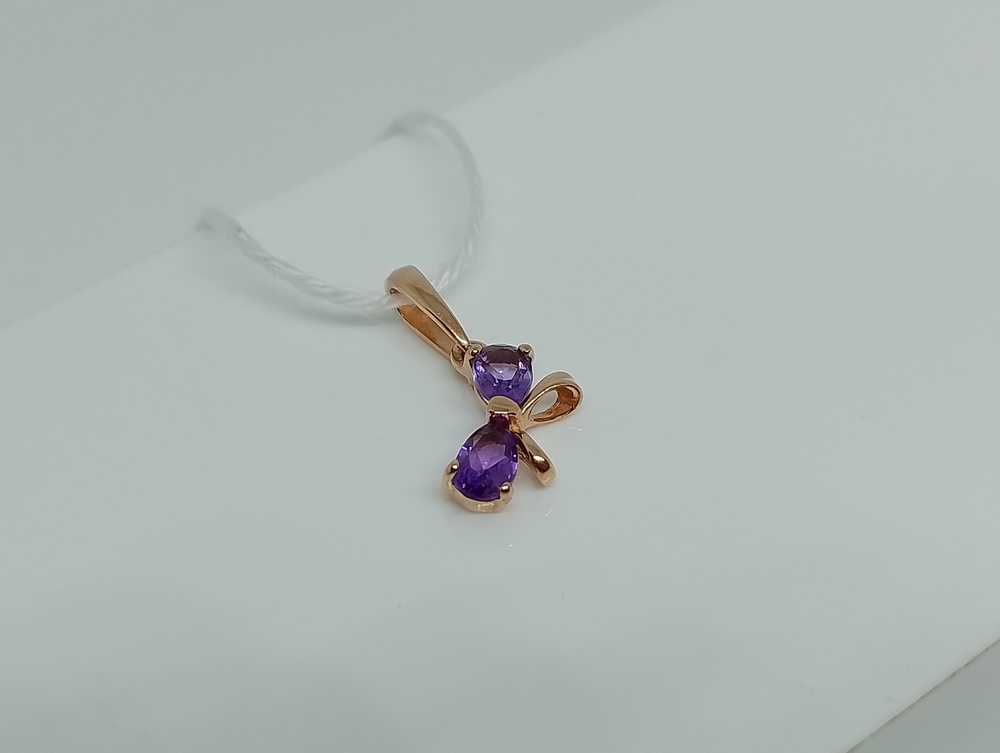 ПОДКМИ585 ПОДВЕСКА С КАМНЯМИ (Au 585)