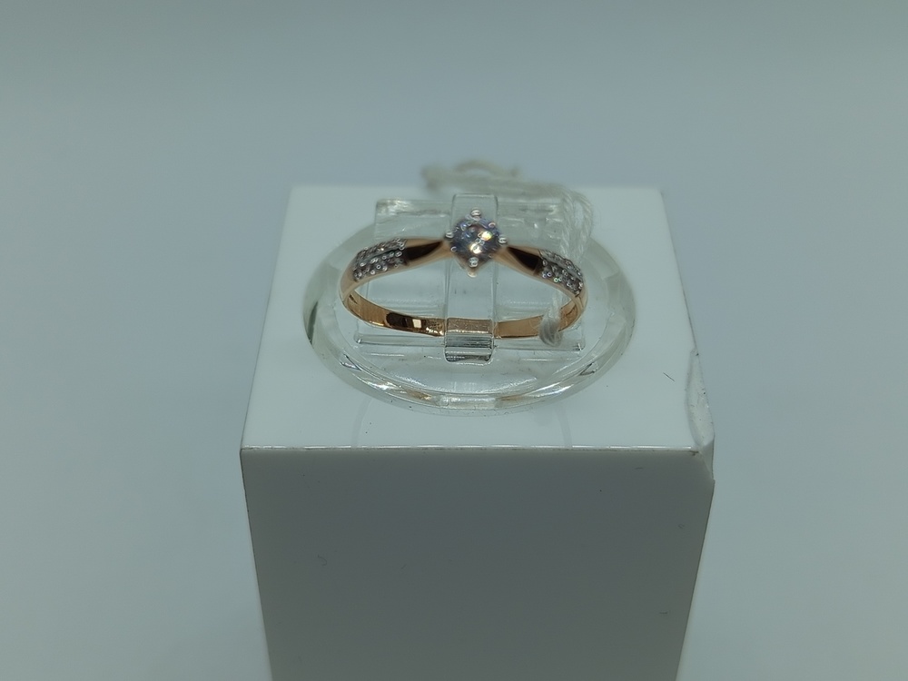КОЛКМИ585 КОЛЬЦО С КАМНЯМИ (Au 585)