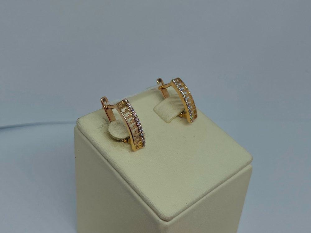 СЕРЬГИ С КАМНЯМИ (Au 585)