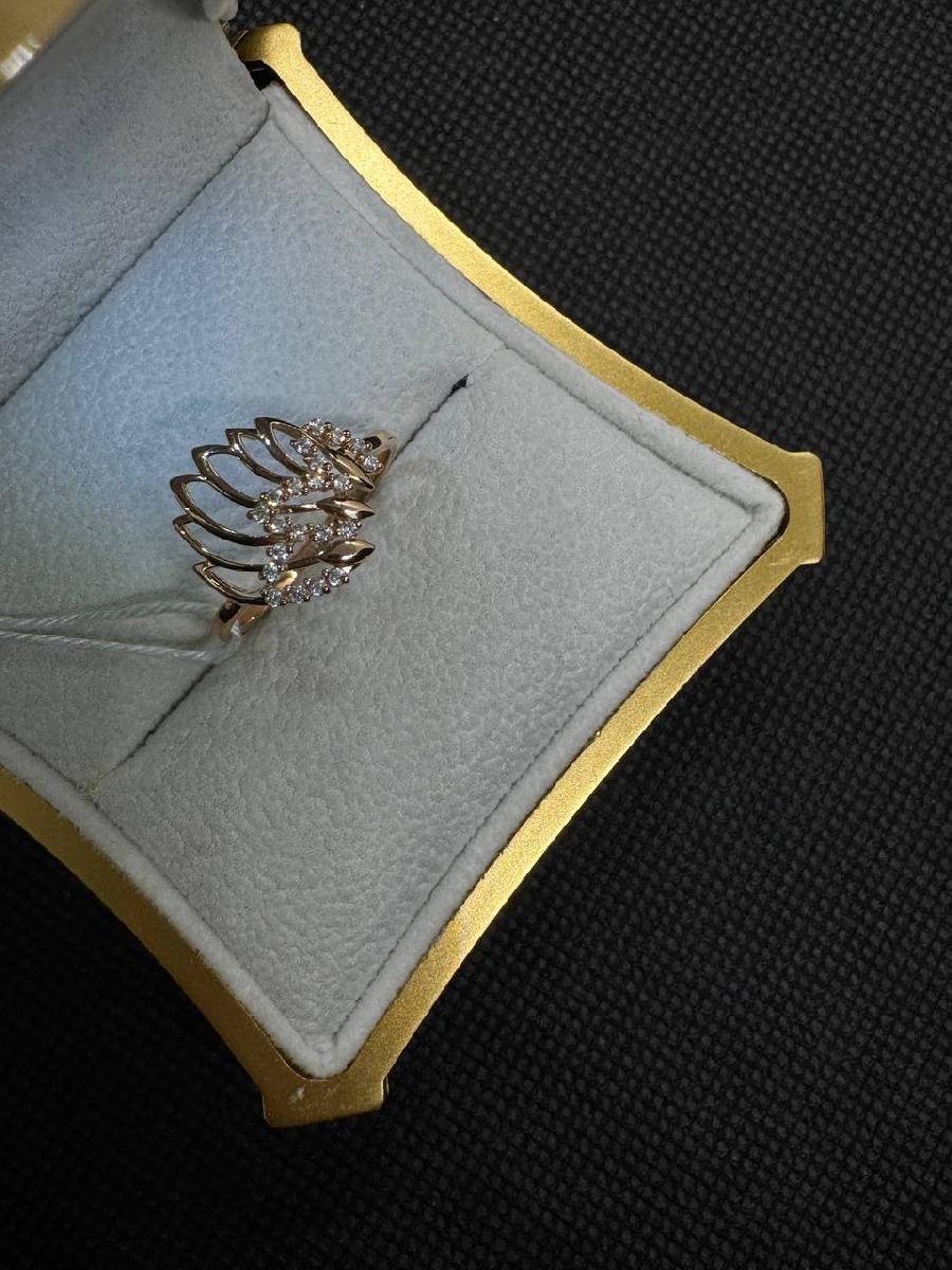 КОЛКМИ585 КОЛЬЦО С КАМНЯМИ (Au 585)