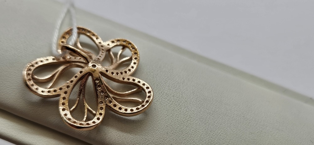 ПОДКМИ585 ПОДВЕСКА С КАМНЯМИ (Au 585)