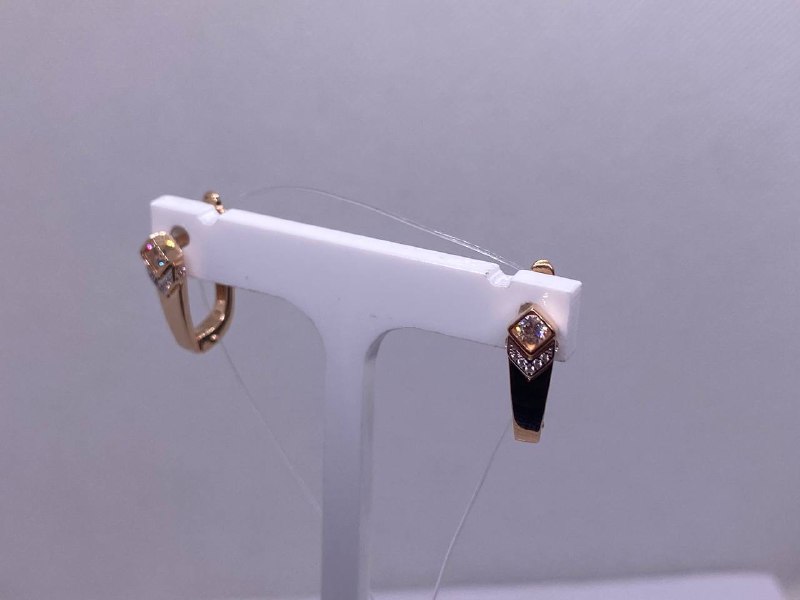 СЕРЬГИ С КАМНЯМИ (Au 585)