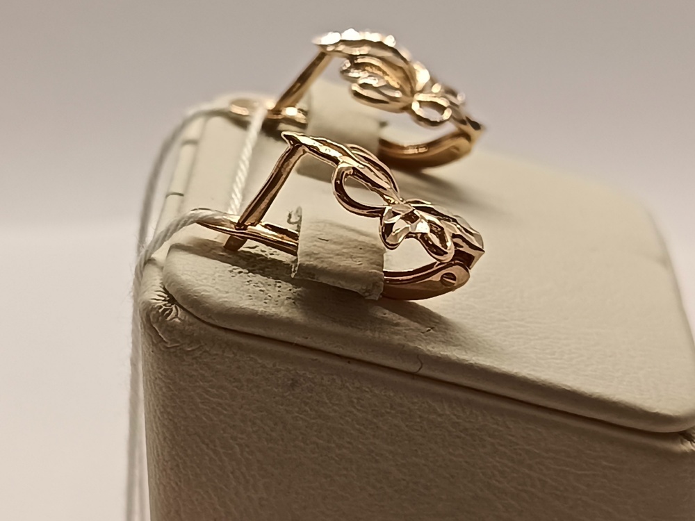 СБКМ585 СЕРЬГИ БЕЗ КАМНЯ (Au 585) СБКМ585 СЕРЬГИ БЕЗ КАМНЯ (Au 585)