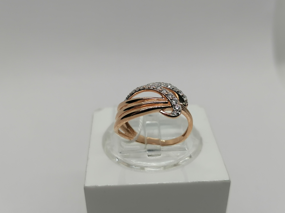КОЛКМИ585 КОЛЬЦО С КАМНЯМИ (Au 585)