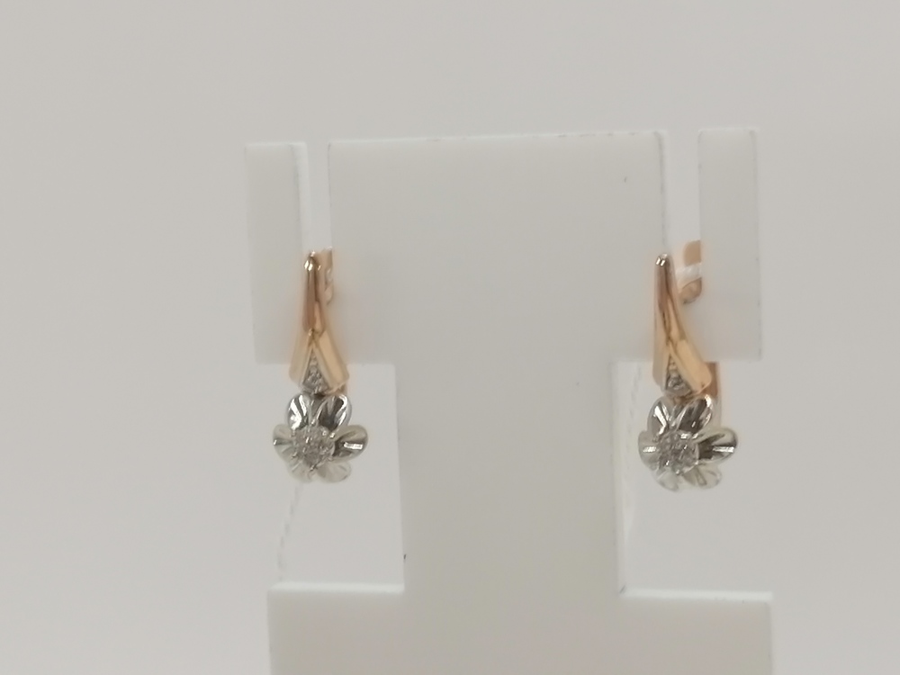 СЕРЬГИ БРИЛЛИАНТ (Au 585)