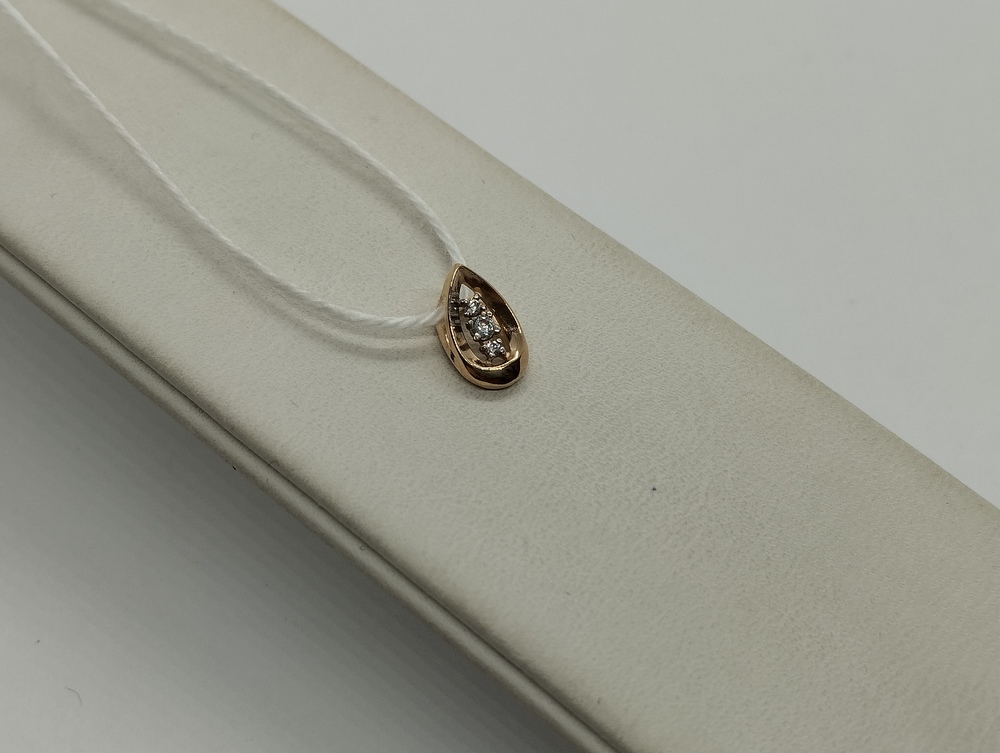 ПОДВЕСКА С КАМНЯМИ (Au 585)