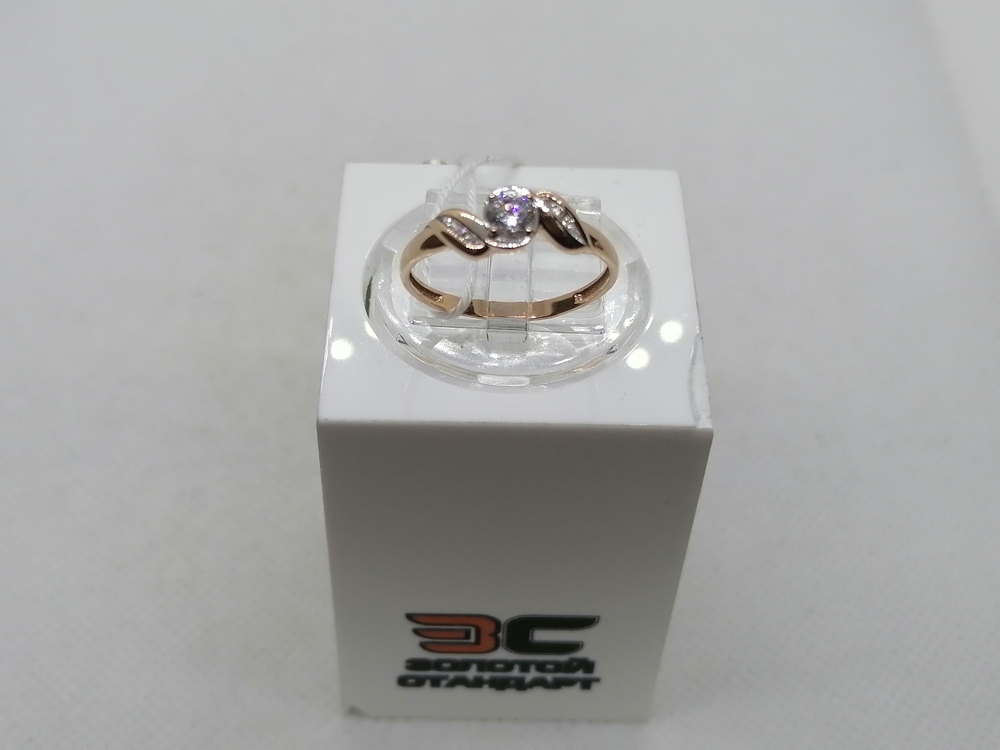 КОЛКМИ375 КОЛЬЦО С КАМНЯМИ (Au 375)