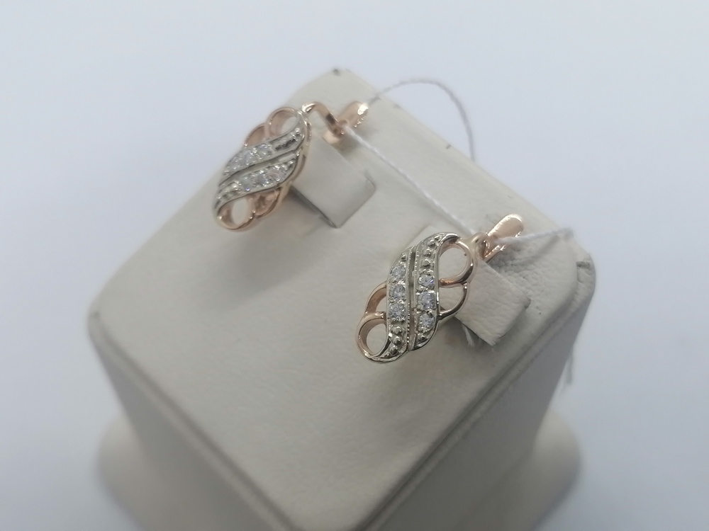 СКМИ585 СЕРЬГИ С КАМНЯМИ (Au 585) СКМИ585 СЕРЬГИ С КАМНЯМИ (Au 585)