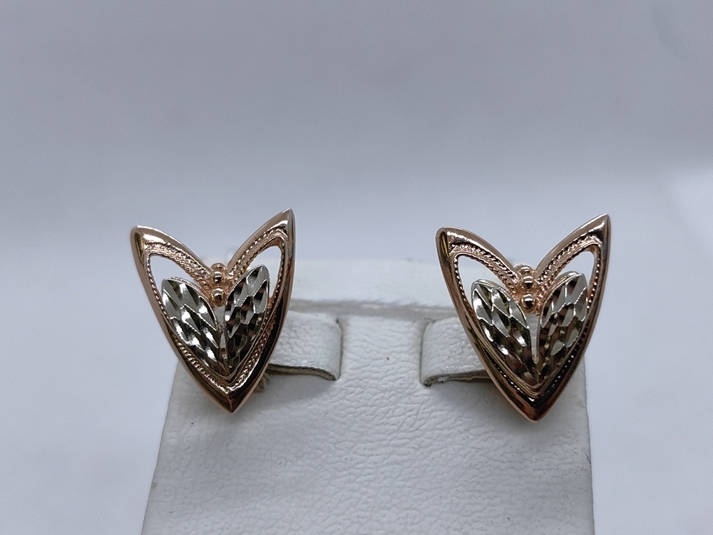 СЕРЬГИ БЕЗ КАМНЯ (Au 585)