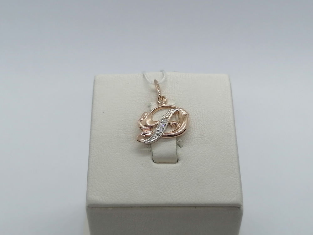 ПОДВЕСКА С КАМНЯМИ (Au 585)