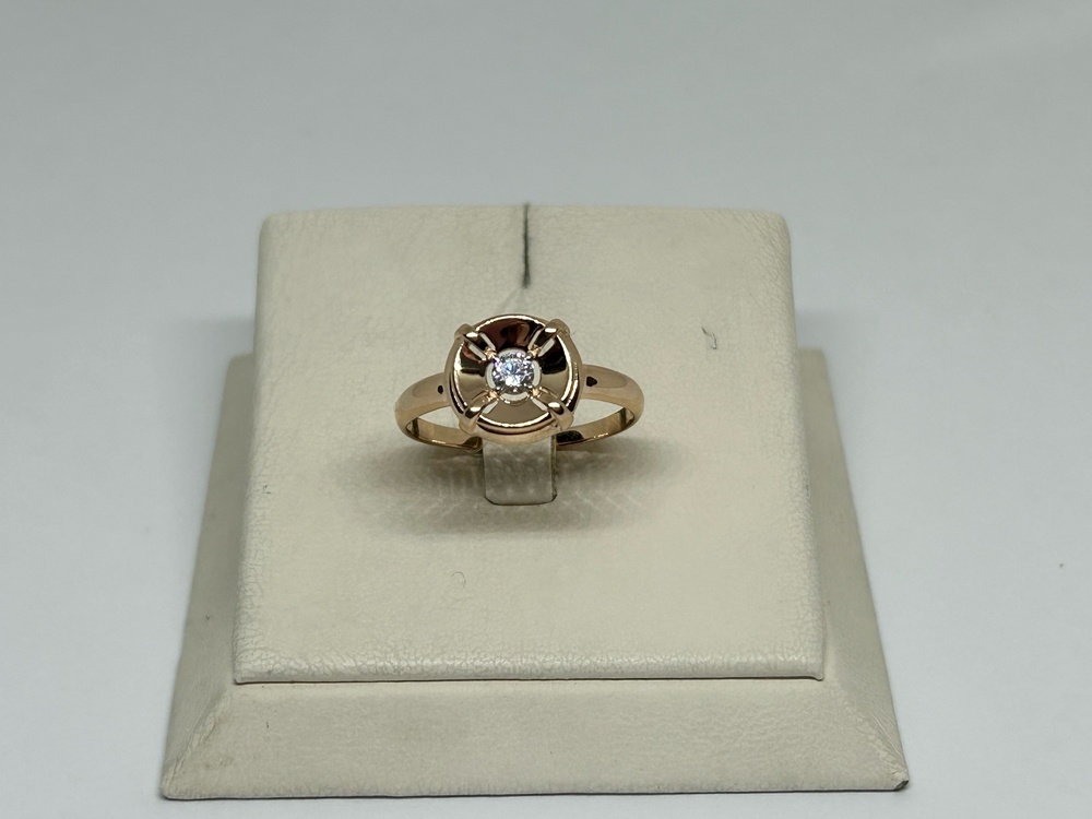 КОЛЬЦО С КАМНЕМ (Au 585)