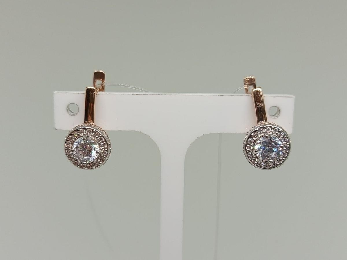 СЕРЬГИ С КАМНЯМИ (Au 585)