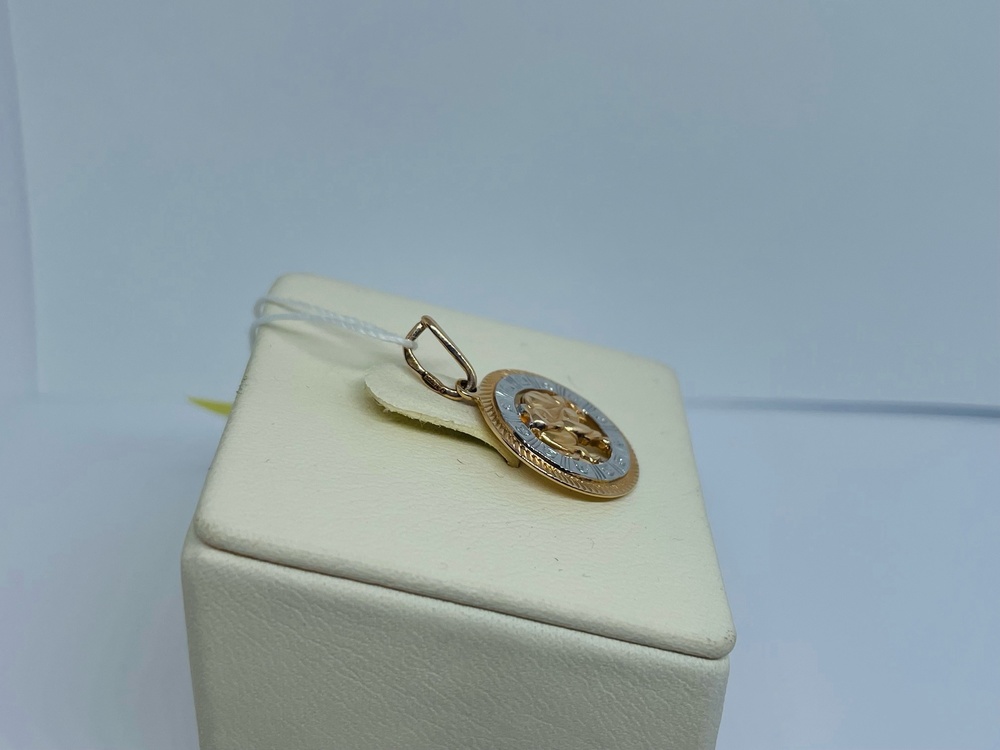 ПОДВЕСКА ЗНАК ЗОДИАКА ТЕЛЕЦ (Au 585)