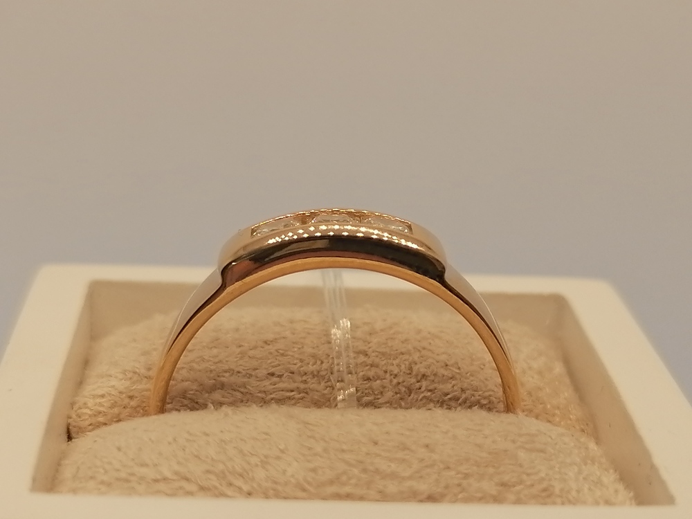 51-110-01553-1 КОЛЬЦО С КАМНЯМИ (Au 585)