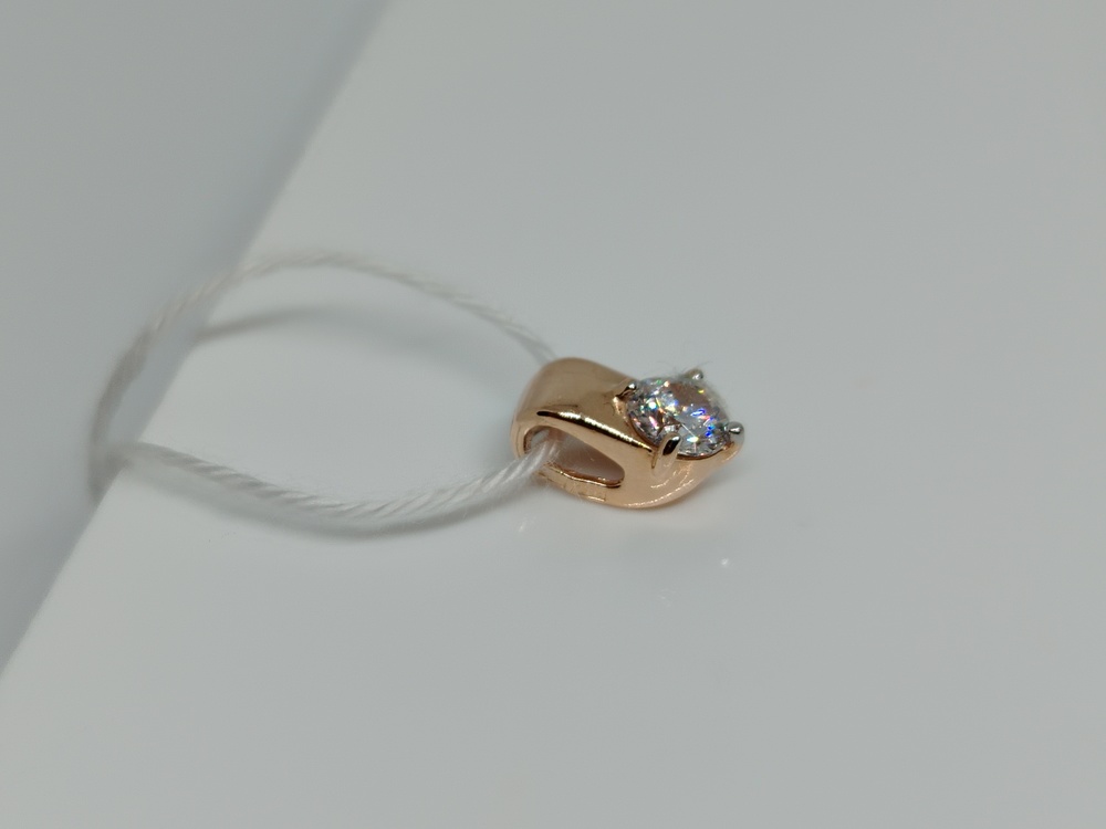 ПОДКМ585 ПОДВЕСКА С КАМНЕМ (Au 585)