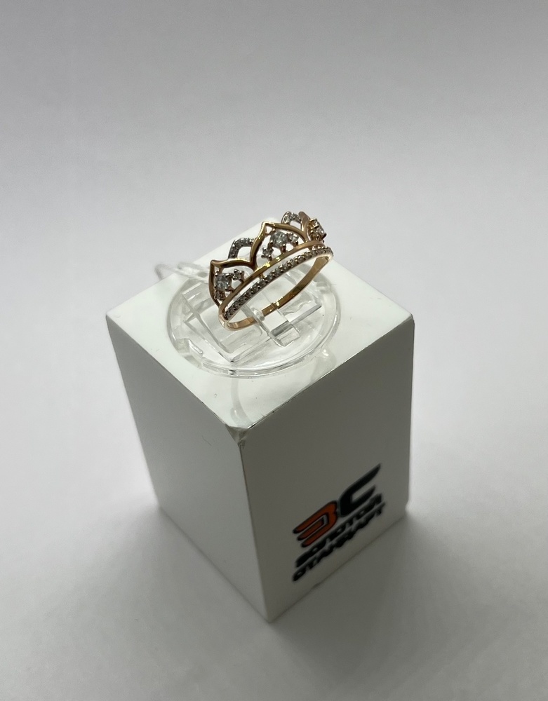 КОЛКМИ585 КОЛЬЦО С КАМНЯМИ (Au 585)