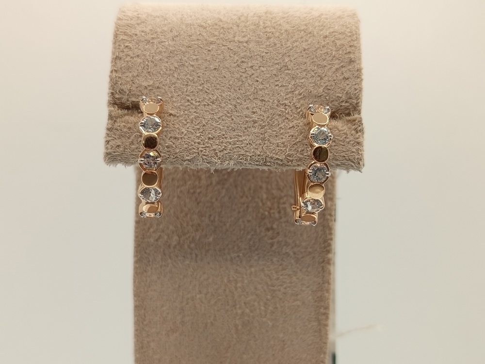 СЕРЬГИ ТОПАЗ (Au 585)