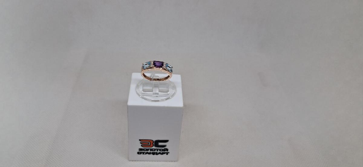 КОЛКМИ585 КОЛЬЦО С КАМНЯМИ (Au 585)