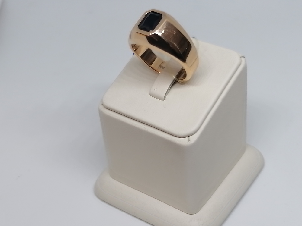 КОЛЬЦО ПЕЧАТКА с камнем (Au 585)