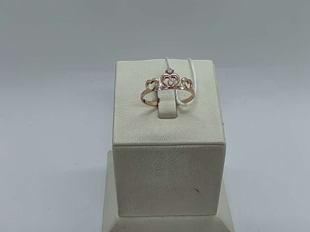 КОЛКМИ585 КОЛЬЦО С КАМНЯМИ (Au 585)