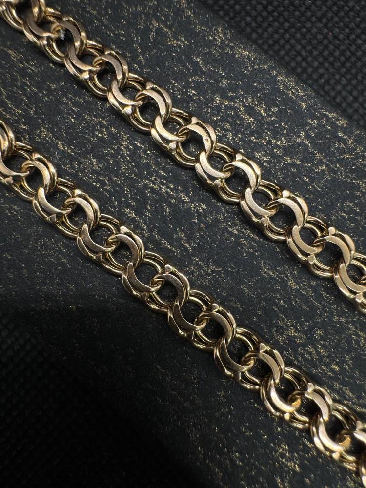 ЦЕПЬ ПОЛНОВЕСНАЯ Бисмарк (Au 585)