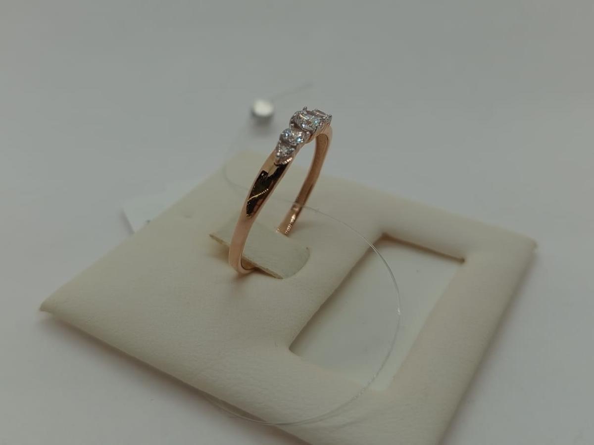 К13210595 КОЛЬЦО С КАМНЯМИ (Au 585)