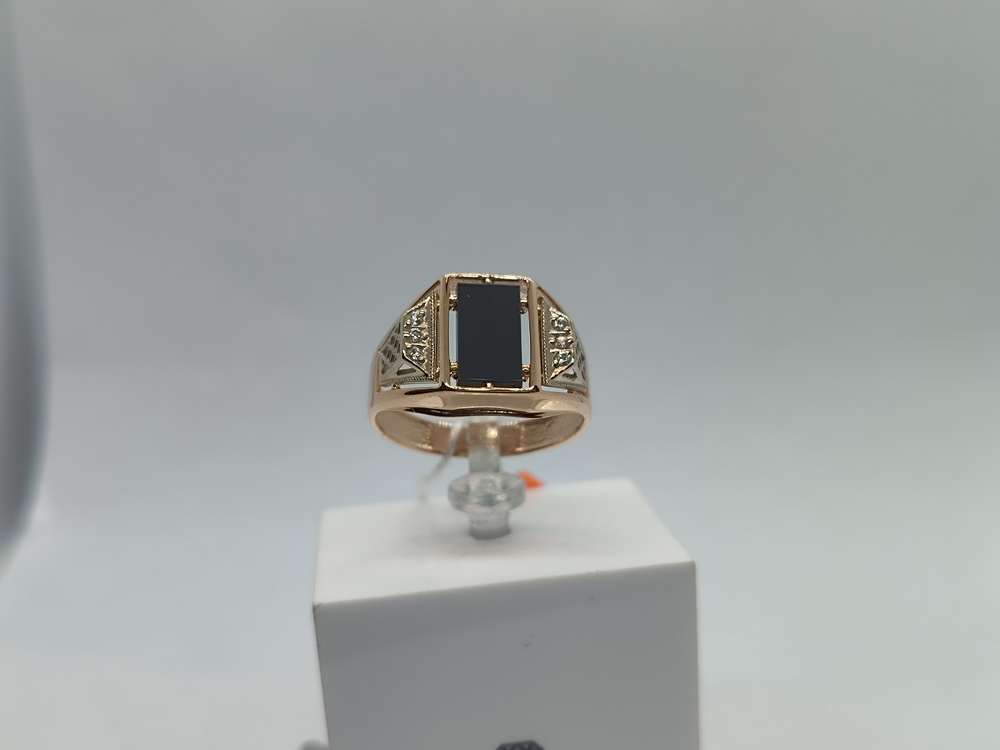 ПЕЧАТКА С КАМНЯМИ (Au 585)