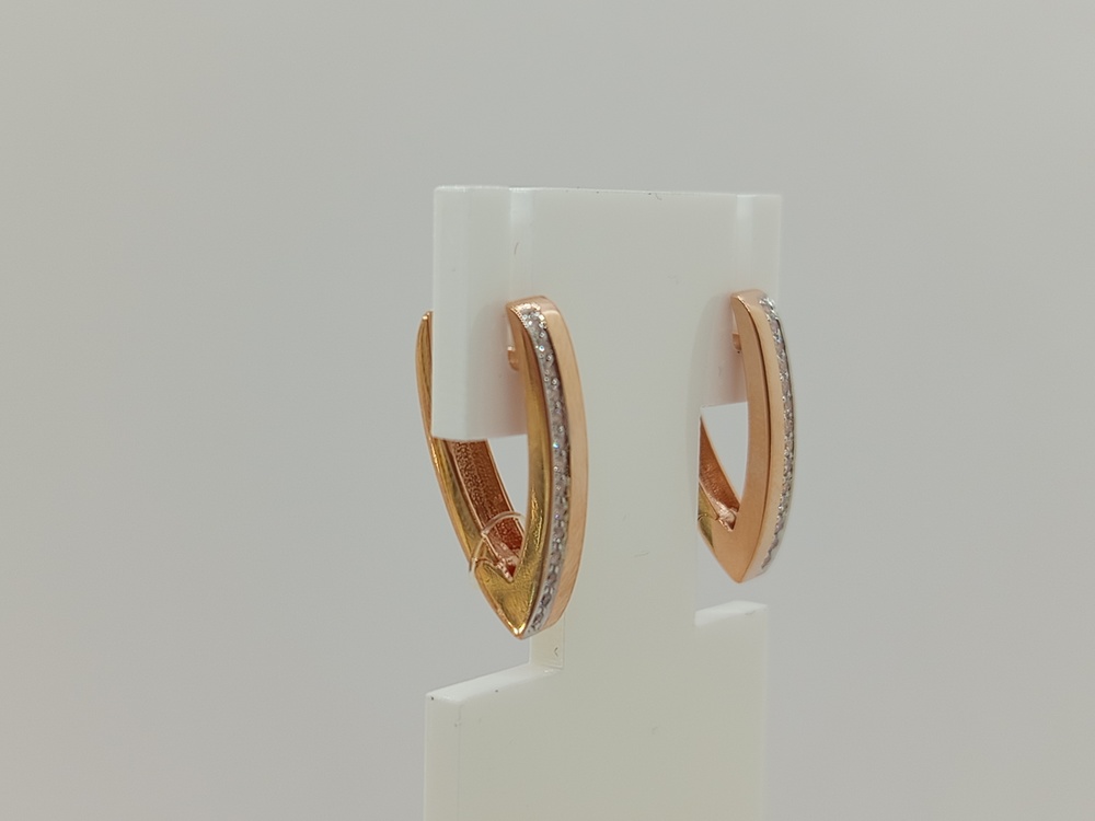 СЕРЬГИ С КАМНЯМИ (Au 585)