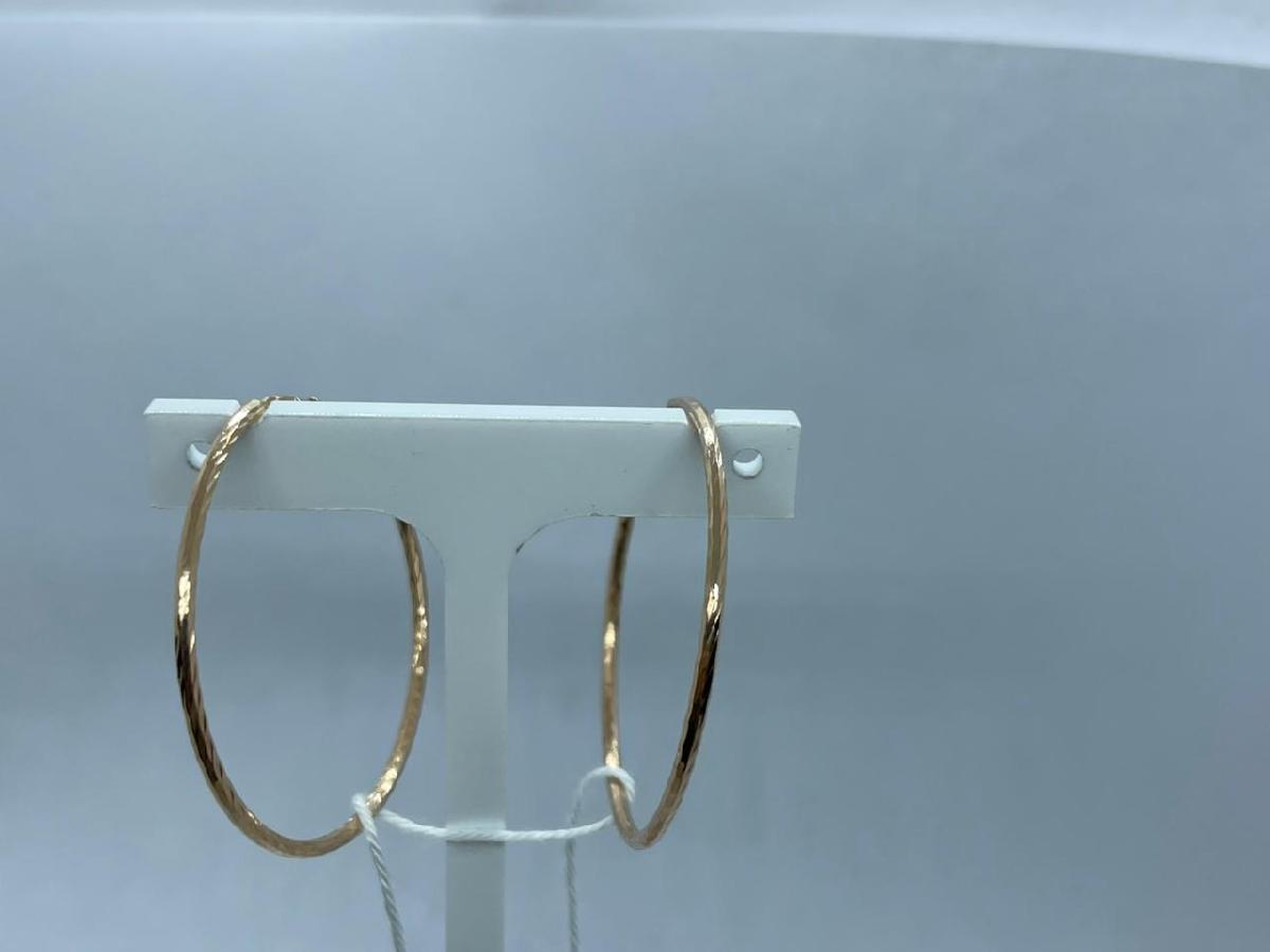 СКОН585 СЕРЬГИ КОНГО (Au 585)