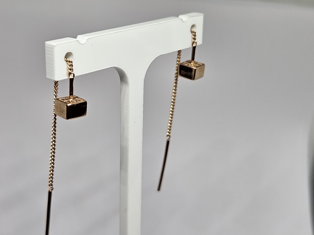 СЕРЬГИ ПРОДЕВКИ без камня (Au 585)